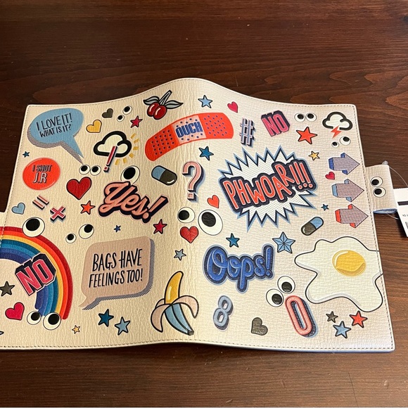 Anya Hindmarch All Over Stickers A5 Journal. - Picture 5 of 9